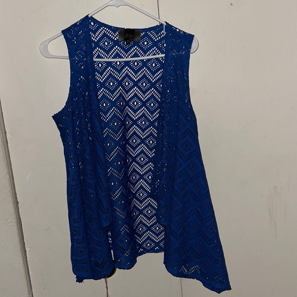 Womens Slinky Brand Fishnet Top.